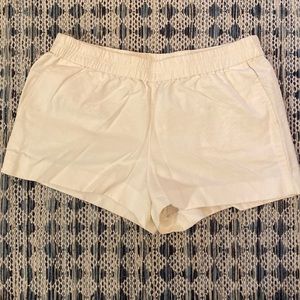 J. Crew White Cotton shorts - size medium